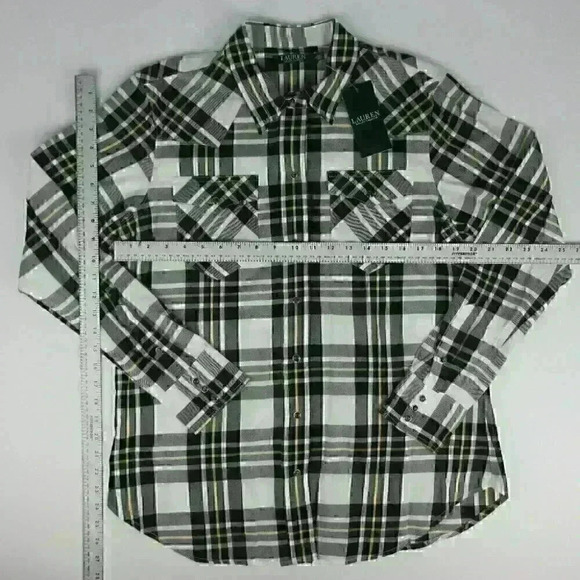 NWT $99.50 Lauren Ralph Lauren Womens M & XL Shirt - Picture 4 of 7